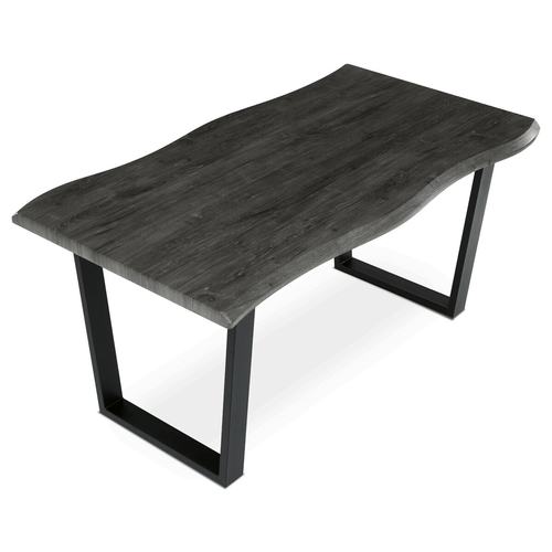 Jídelní stůl 160x90cm, mdf, šedý dub, HT-F4216 GREY