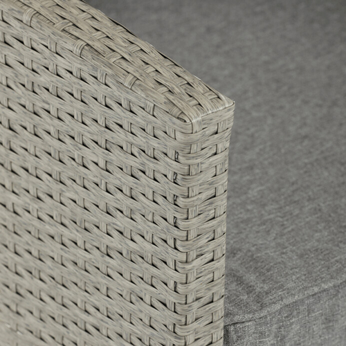 Zahradní sestava 140x70x60cm, polyratan, šedá, AZS-A1719 GREY