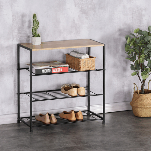 Botník, mdf, hnědá, GD-414 OAK