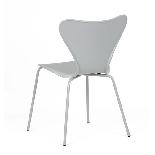 Jídelní židle, šedá, plast, CT-X7034 GREY