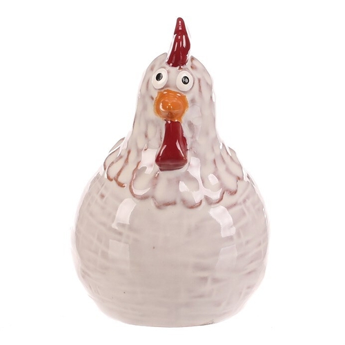 Slepička - keramická figurka, vel. M, barva bílá