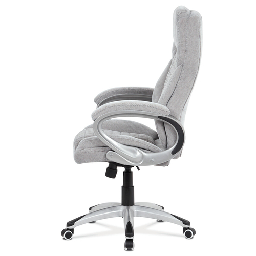 Kancelářské křeslo, houpací mechanismus, šedá, KA-G196 SIL2