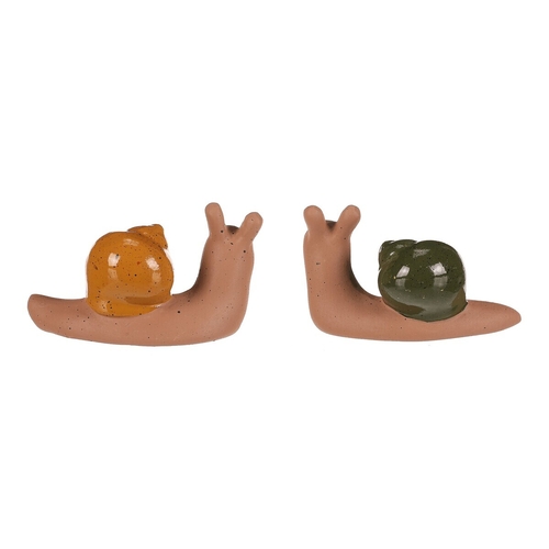 Šnek mini - keramická figurka, mix 2 druhů, cena za 1 ks