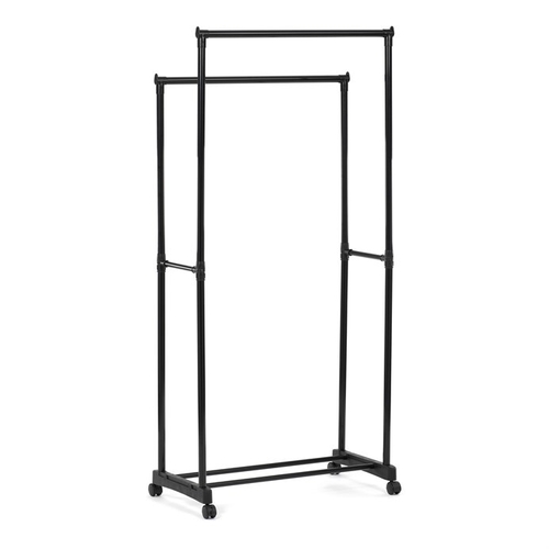 Stojan na šaty, kov, černá, GD-164 BK