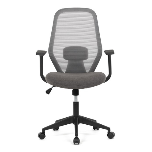 Kancelářská židle, houpací mechanismus, šedá síťovina, KA-V3149 GREY