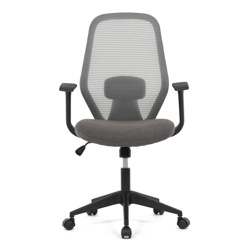 Kancelářská židle, houpací mechanismus, šedá síťovina, KA-V3149 GREY
