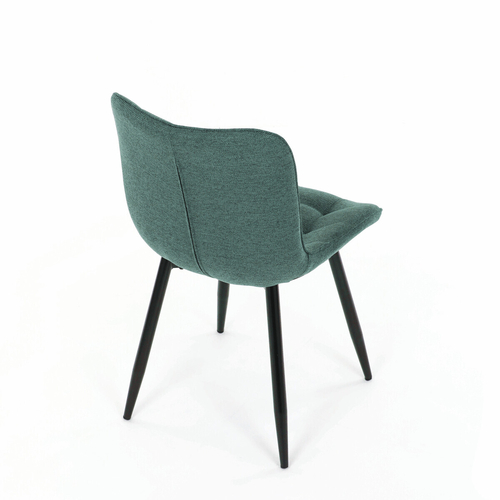 Jídelní židle, zelená, látka, HC-462 GRN2
