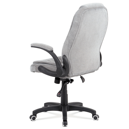 Kancelářské křeslo, houpací mechanismus, šedá látka, KA-G303 SIL2