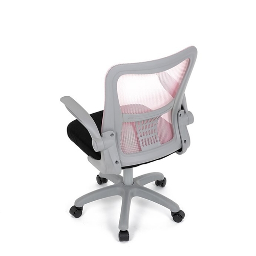 Dětská židle, výškově nastavitelná, růžová síťovina, KA-K2008 PINK