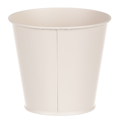 Obal kovový - motiv včelky, barva krémová