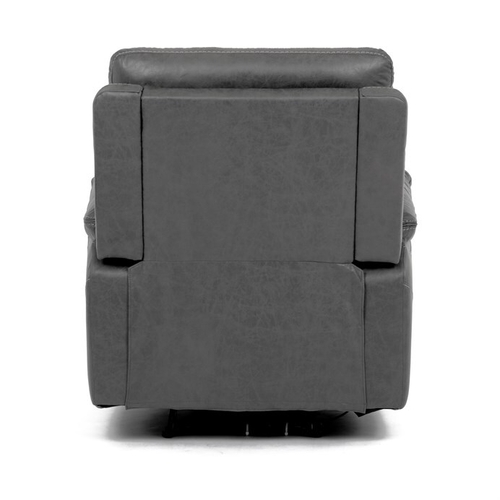 Polohovací křeslo, elektrické zabudované ovládání, šedá, látka vintage, TV-4094 GREY3