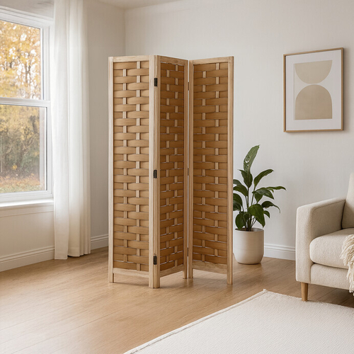 Paraván, masiv, přírodní, EF-L186 NAT