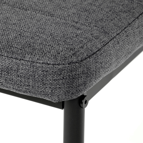 Jídelní set s 4 židlemi, 130x70x76cm, keramika, mramor, ASE-1004 GREY2