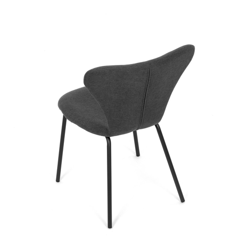 Jídelní židle, šedá, látka, CT-S8010 GREY2