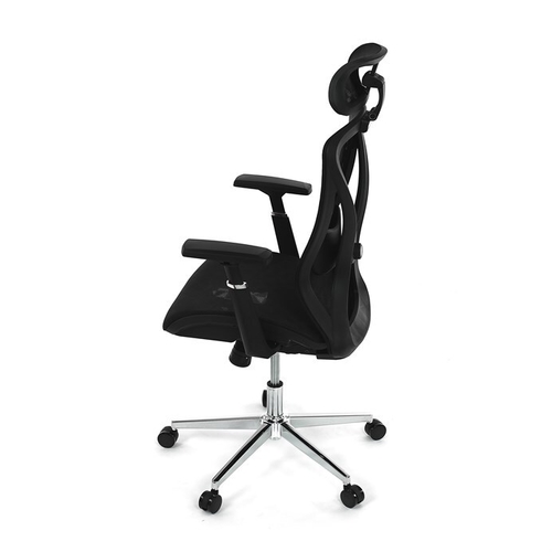 Kancelářská židle, synchronní mechanismus, černá síťovina, KA-S258 BK