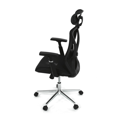 Kancelářská židle, synchronní mechanismus, černá síťovina, KA-S258 BK
