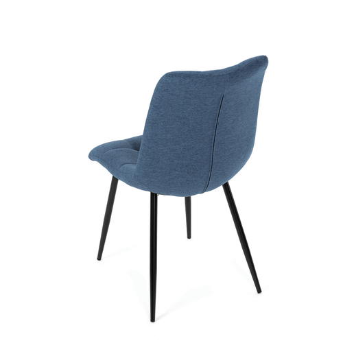 Jídelní židle, modrá, látka, DCL-193 BLUE2