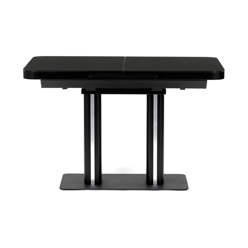 Jídelní stůl rozkládací 120-160x80 cm, mdf, černá, HT-D1926 BK