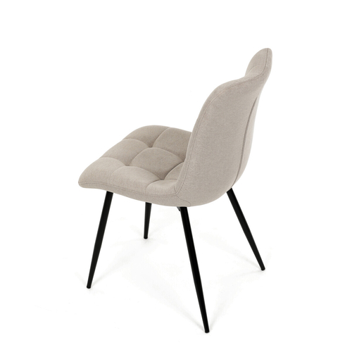 Jídelní židle, hnědá, látka, DCL-193 CAP2
