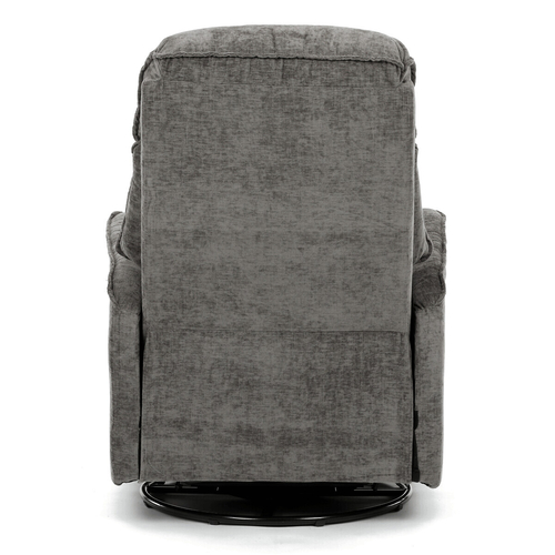 Polohovací křeslo, šedá, látka, TV-H9327 GREY2