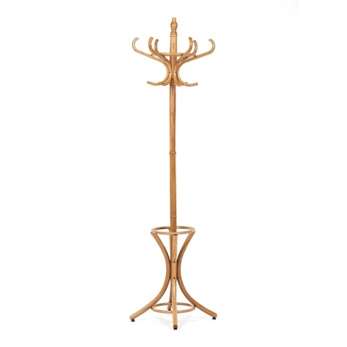 Věšák, masiv, hnědá, F-2059 OAK