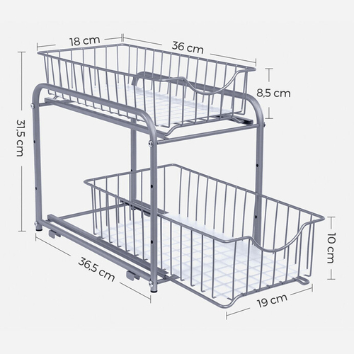 Organizér , kov, stříbrná, AUK-E1017 CR