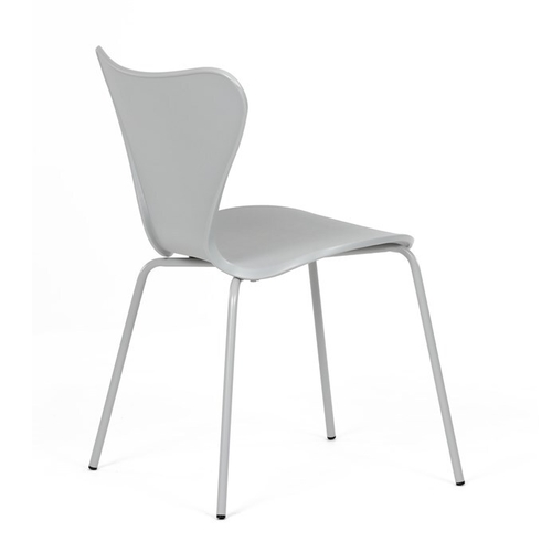 Jídelní židle, šedá, plast, CT-X7034 GREY