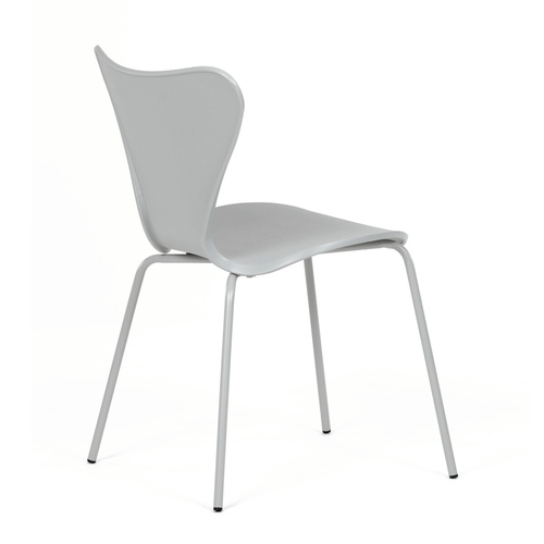 Jídelní židle, šedá, plast, CT-X7034 GREY