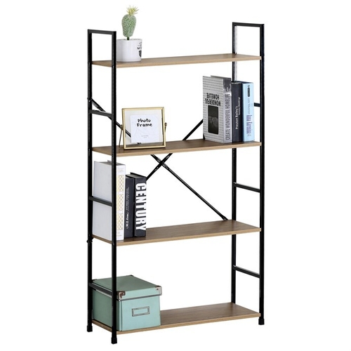 Regál, mdf, hnědá, GD-224 OAK