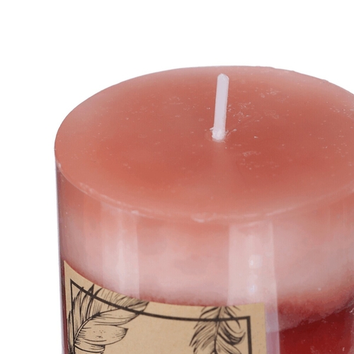 Svíčka aromatická - vánoční punč, parafín, červené odstíny