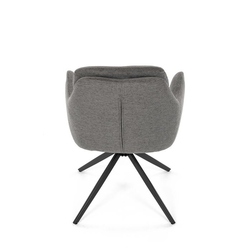 Jídelní židle, šedá, látka, DCH-P3174 GREY2