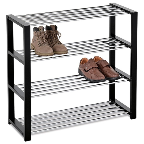 Botník, masiv, černá, 83168-14 BK