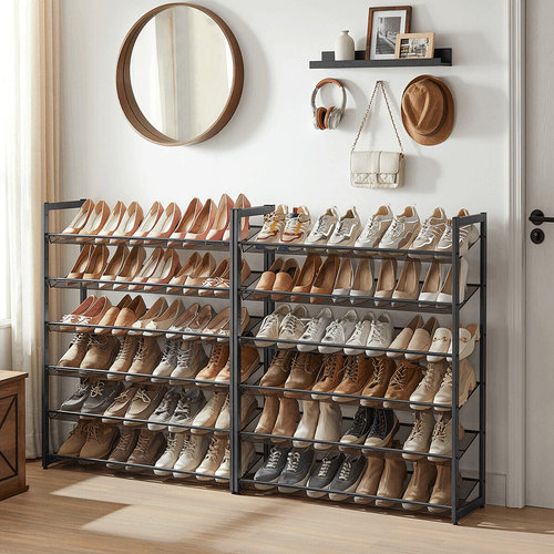 Botník, kov, černá, ABO-E1112 WT