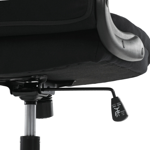 Kancelářské křeslo, houpací mechanismus, černá látka, KA-K3104 BK