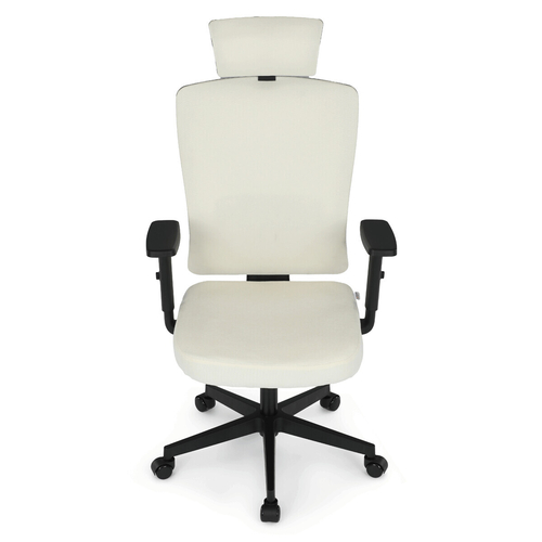 Kancelářská židle, houpací mechanismus, béžová látka, KA-W3137 BG