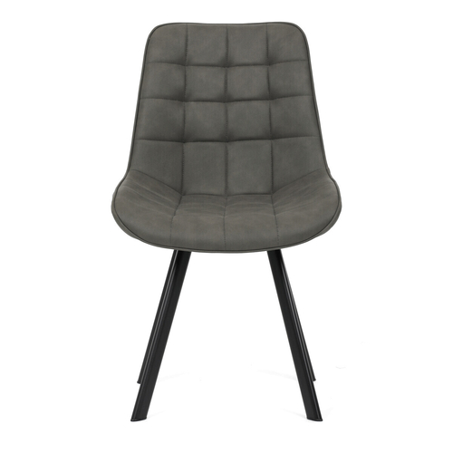 Jídelní židle, šedá, látka vintage, HC-V3066 GREY3