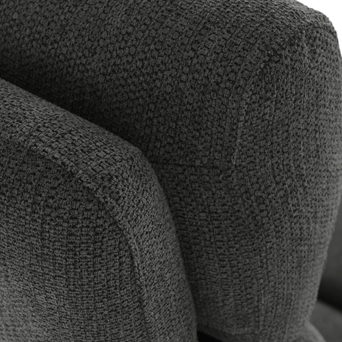 Polohovací křeslo, elektrické kabelové ovládání, šedá, látka, TV-L8960 GREY2