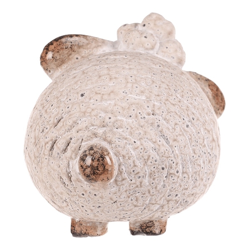 Ovečka - keramická figurka, vel. S, barva krémová