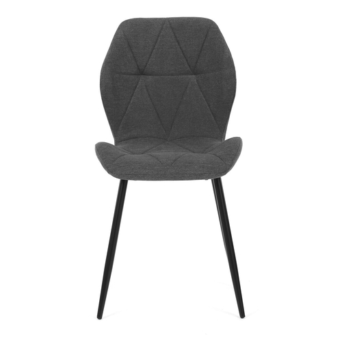 Jídelní židle, šedá, látka, CT-285 GREY2