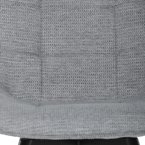 Jídelní židle otočná 180°, šedá, látka, HC-T1130 GREY2