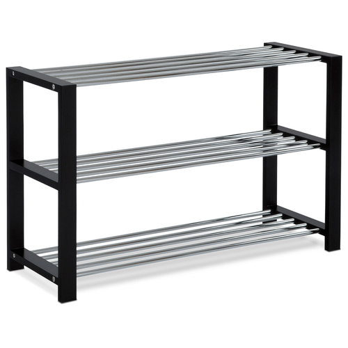 Botník, masiv, černá, 83168-12 BK