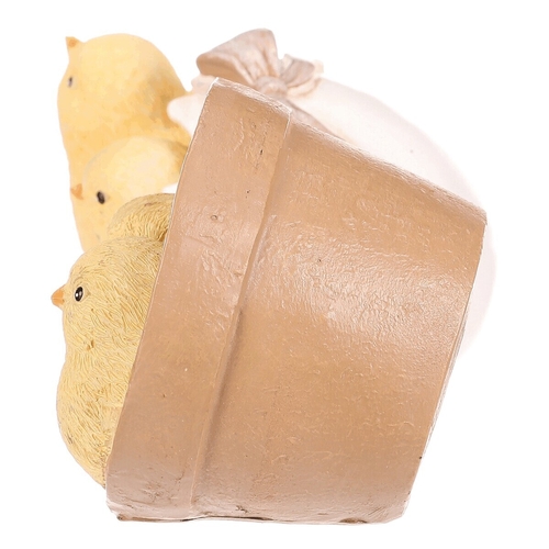 Kuřátka v květináči/ve vajíčku - polyresin, cena za 1 ks