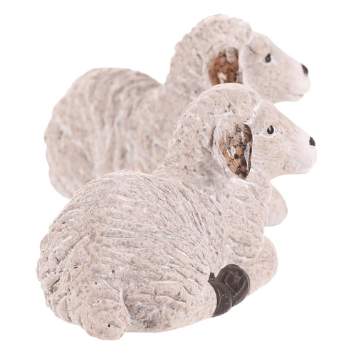 Ovečka - keramická figurka, krémová, vel. S, mix 2, cena za 1 ks