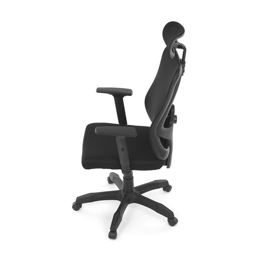 Kancelářská židle, synchronní mechanismus, černá síťovina, KA-R215 BK