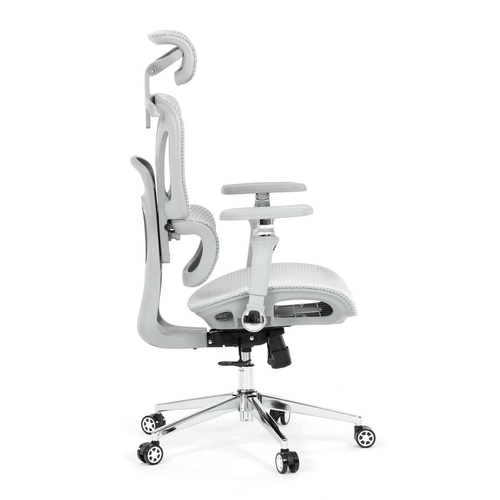 Kancelářská židle, synchronní mechanismus, šedá síťovina, KA-B2361 GREY