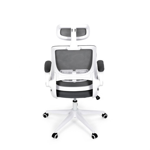 Kancelářská židle, houpací mechanismus, šedá síťovina, KA-Q843 GREY