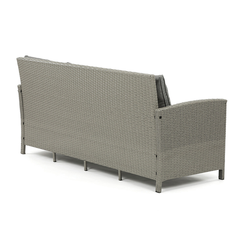 Zahradní sestava 140x70x60cm, polyratan, šedá, AZS-A1719 GREY