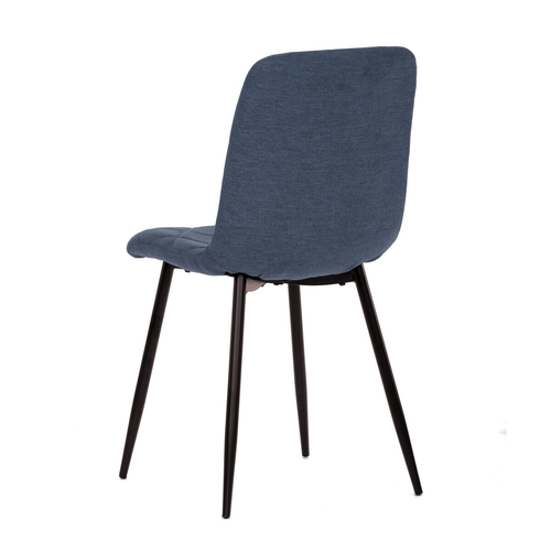 Jídelní židle, modrá, látka, CT-283 BLUE2