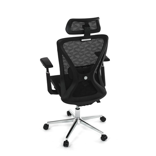Kancelářská židle, synchronní mechanismus, černá síťovina, KA-S258 BK