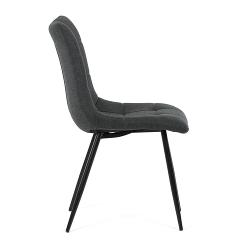 Jídelní židle, šedá, látka, DCL-193 GREY2
